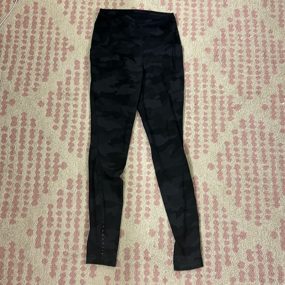 Swift Speed High Rise Camouflage Lululemon Leggings Size 4